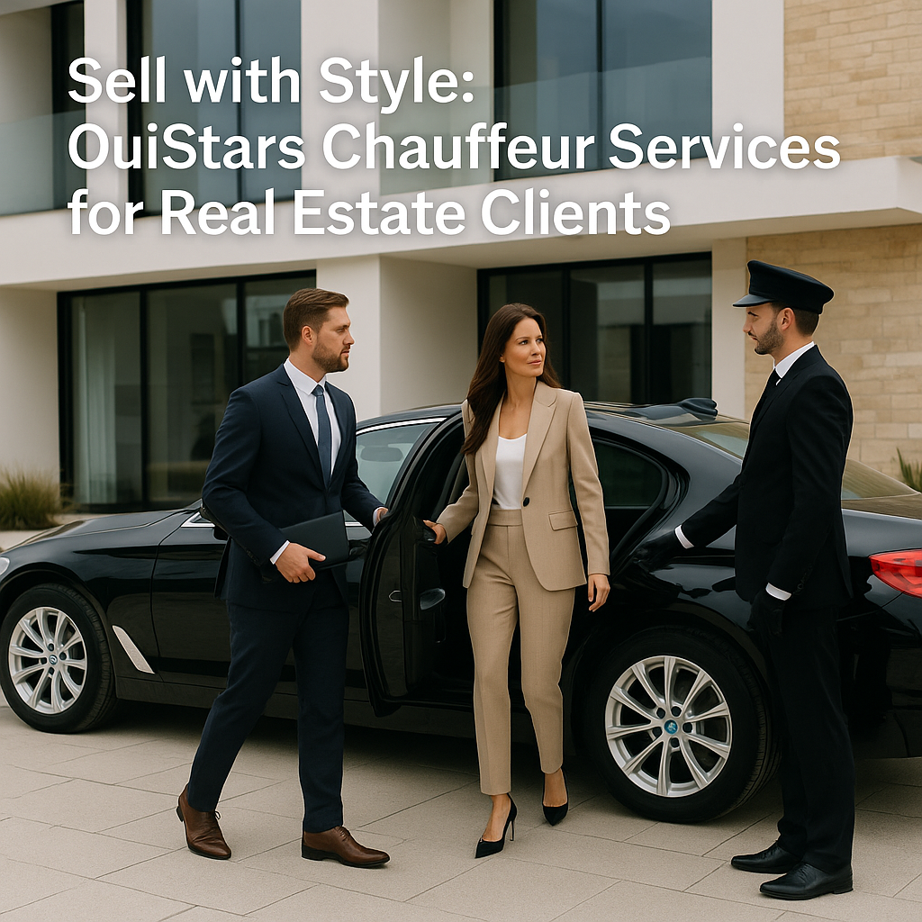 OuiStars لجولات العقارات: أبهِر عملاءك بخدمة سائق خاص احترافية