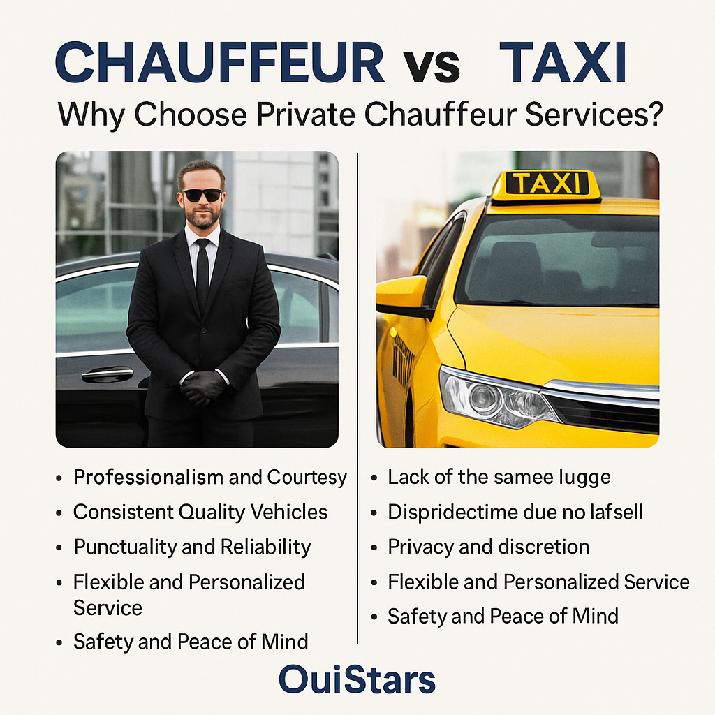 Chauffeur vs Taxi: Why Choose Private Chauffeur Services? | OuiStars