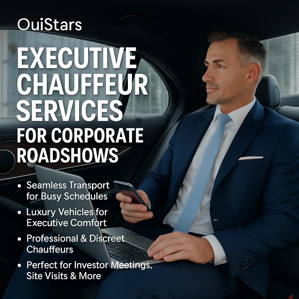 Executive Chauffeur Services for Corporate Roadshows | OuiStars