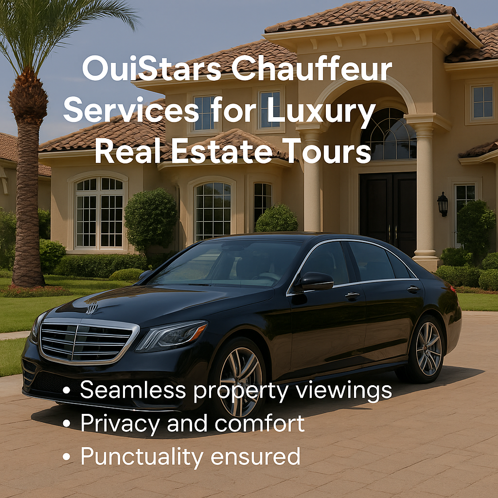 Chauffeur Services for Luxury Real Estate Tours | OuiStars