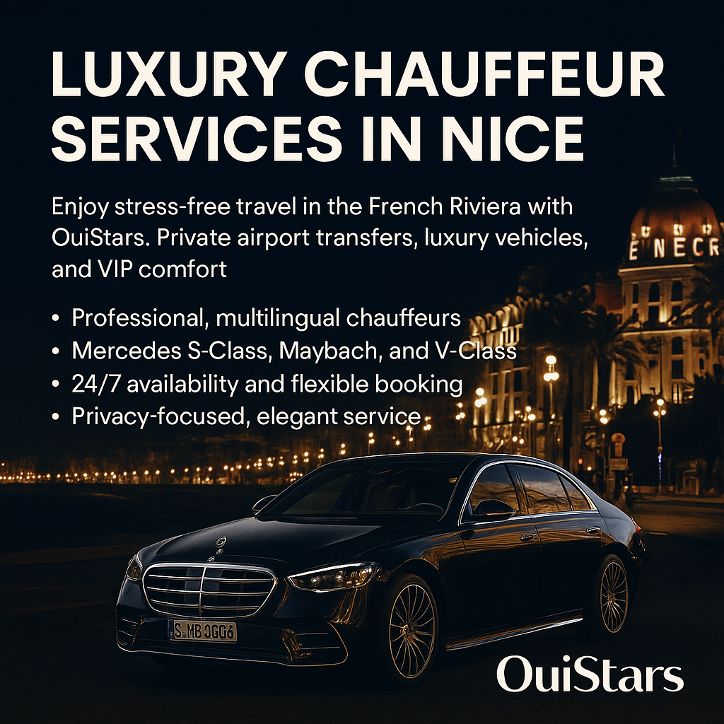 Nice Chauffeur Services | OuiStars Luxury Airport & City Transfers