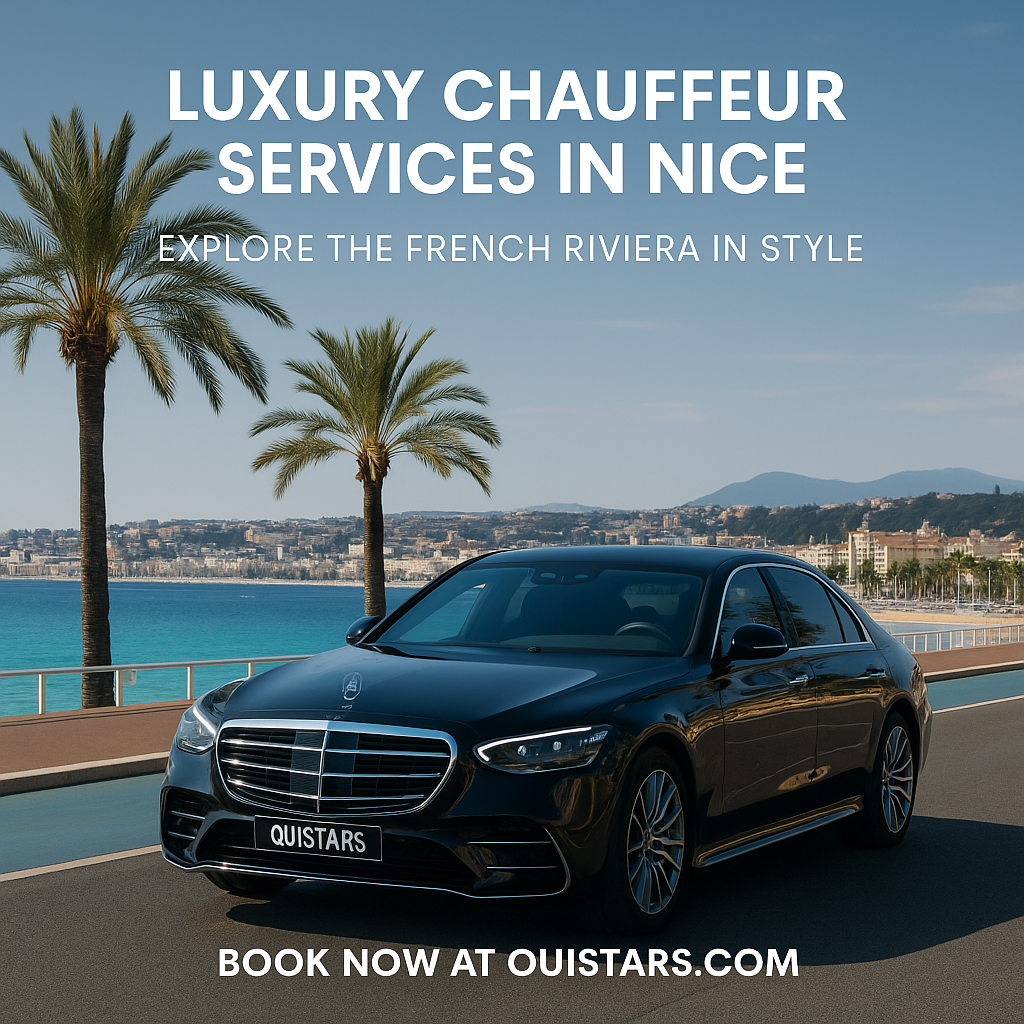 Luxury Chauffeur Services in Nice – Explore the French Riviera in Style with OuiStars