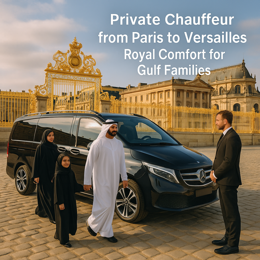 Private Chauffeur from Paris to Versailles & Royal Palaces – Gulf & Saudi Family Luxury | OuiStars