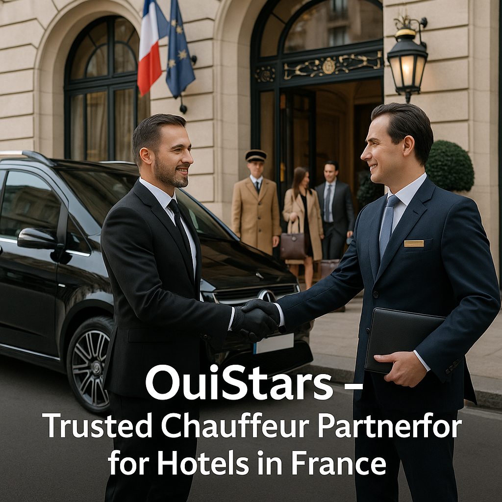 OuiStars – The Trusted Chauffeur Partner for Hotels in France | Luxury B2B Transport