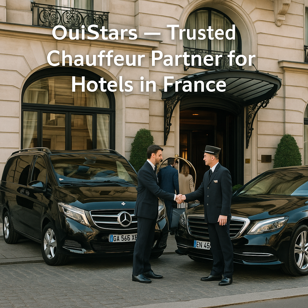 OuiStars – The Trusted Chauffeur Partner for Hotels Across France