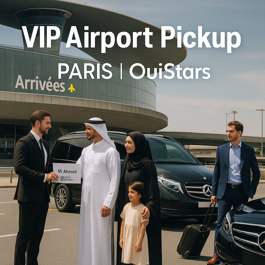 VIP Airport Pickup in Paris – OuiStars Chauffeur Service