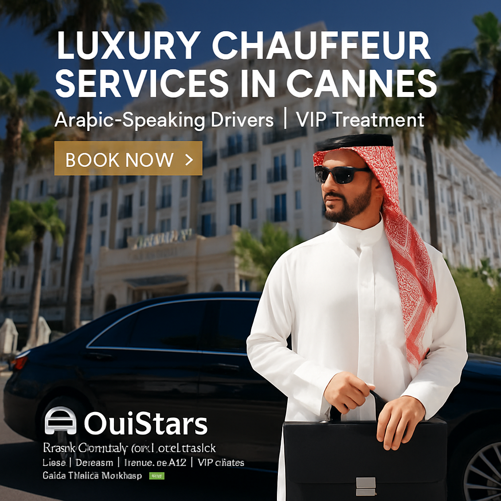 Luxury Chauffeur Services in Cannes – VIP Transfers for Gulf Visitors | OuiStars