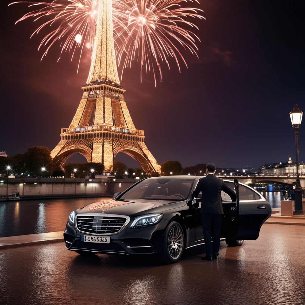 Celebrate New Year’s Eve 2025 in Paris with OuiStars Chauffeur Service