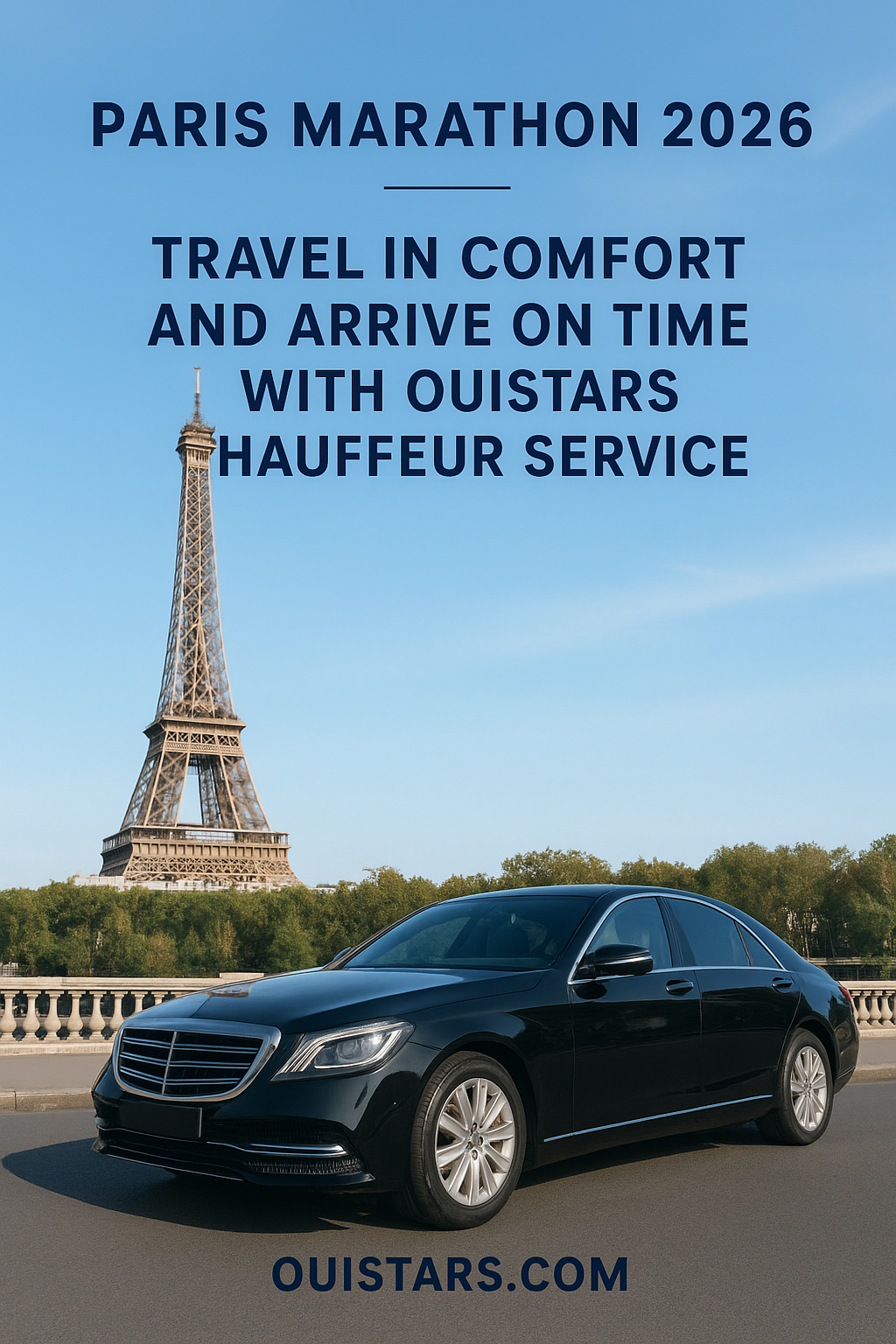 Paris Marathon 2026 — Travel in Comfort and Arrive on Time with OuiStars Chauffeur Service