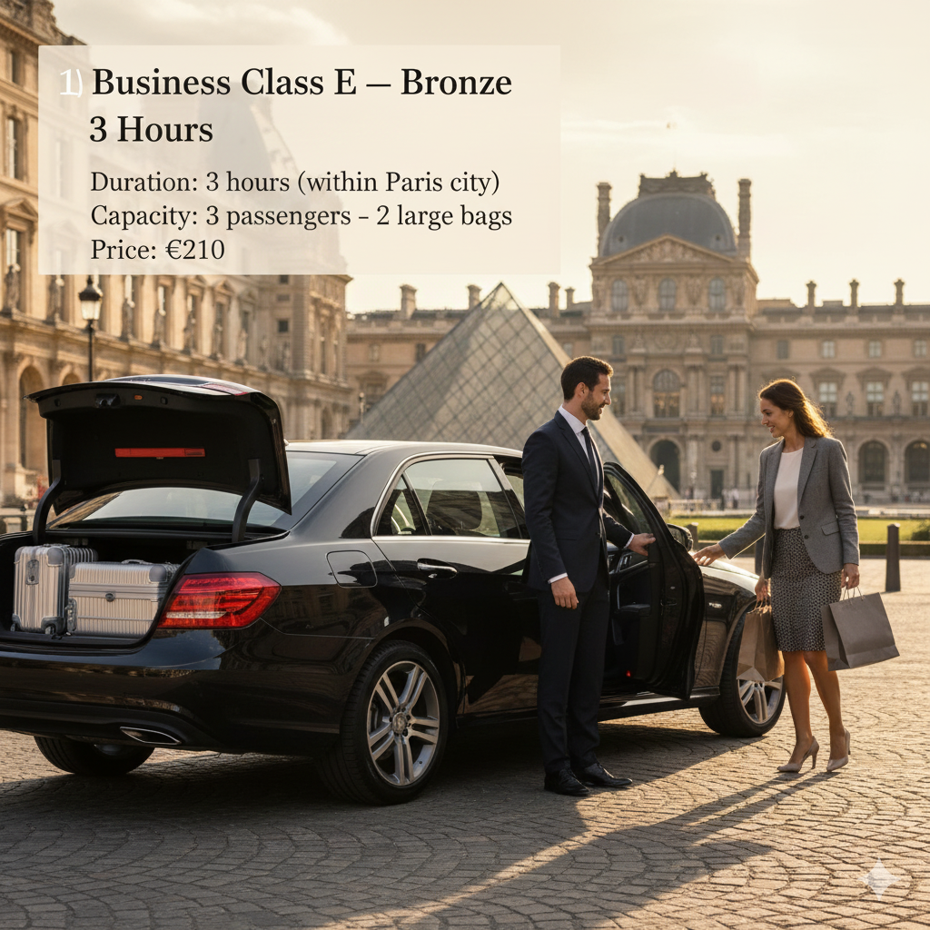 3 hours - (within Paris city)